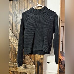 The North Face Black Textured Turtleneck Sweater